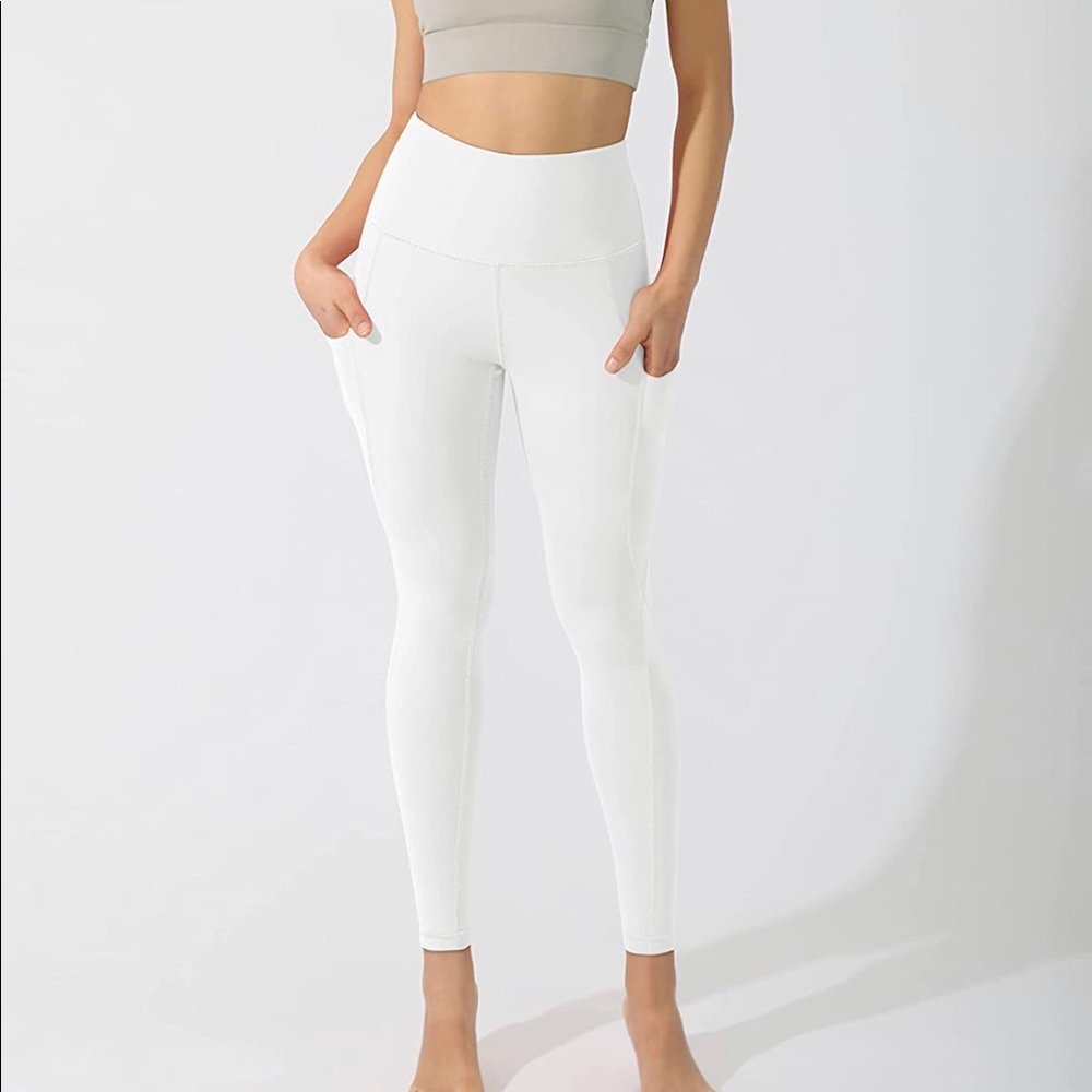 BRAND NEW: ODODOS Women's High Waisted Yoga Leggings with Pockets,Tummy Control